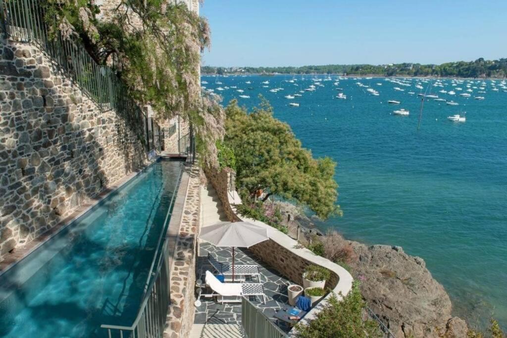 Dinard, Tres Bel Appartement***** Avec Vue Sur Mer Luaran gambar